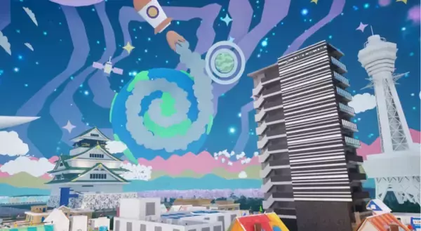 「大阪城トライアスロン」をメタバースで再現　大阪発のメタバース会社がフォートナイトの新マップを企画・制作