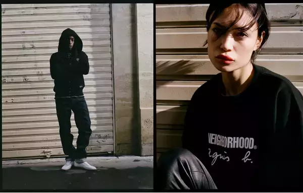 アニエスベー、NEIGHBORHOOD(R)とのコラボレーション第1弾をローンチ