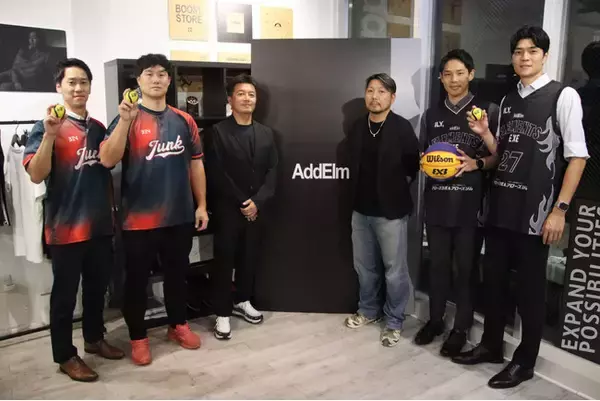 【AddElm】異なるフィールドで躍動する“都市型スポーツ”が手を組むベースボール５チーム「JUNK」×3人制プロバスケットボールチーム「ADDELM ELEMENTS.EXE」チーム連携締結