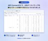 「ガラパゴス、「AIR Connect」に『訴求軸マトリクス』機能を追加。広告クリエイティブの勝ちパターンを定量的に可視化」の画像1