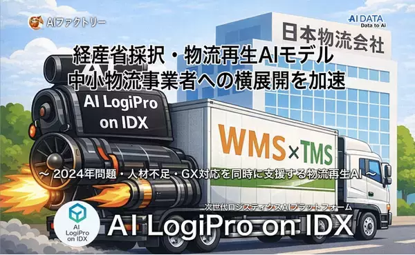 物流AI基盤 『AI LogiPro on IDX』 を WMS×︎TMSとのデータ連携による物流再生インフラの実装に向けて、大手・中小物流企業にそれぞれのスケールに合わせた連携システムの構築を開始