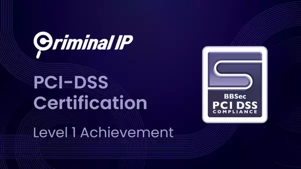 Criminal IP、PCI-DSSレベル1認証を取得