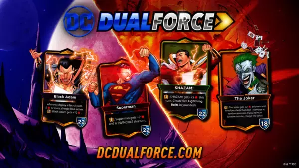スーパーマン、バットマンなど、DCコミックスの人気キャラクターが戦うデジタルカードゲーム「DC デュアルフォース」がリリース、Steam / Epic Games Storeにて配信開始