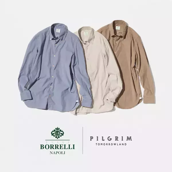 トゥモローランド〈PILGRIM〉より、〈LUIGI BORRELLI（ルイジ ボレッリ）〉の新定番GABLEを別注＿一部店舗にて順次展開
