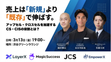 【セミナーレポート】売上は新規より既存で伸ばす。利益を最大化する「攻めのCS・CIS」組織の構築術