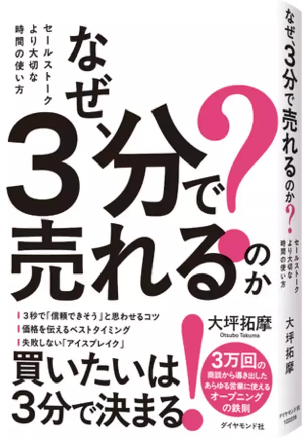 ３万回の商談で分かった「買いたい」を引き出す冒頭３分間のセールスノウハウ！