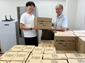 【コープデリ連合会】コープデリ連合会本部の災害用備蓄品（食料・飲料）を、地域の子ども食堂等へ寄贈