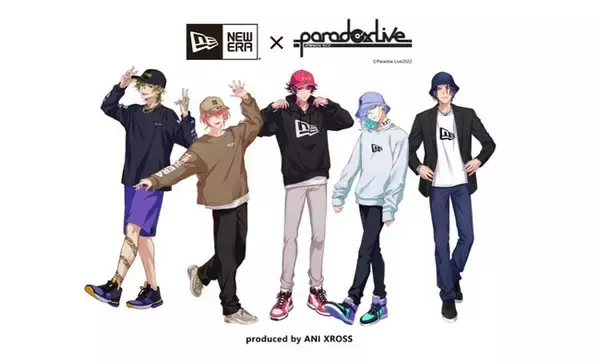 HIPHOPメディアミックスプロジェクト「Paradox Live」と人気ヘッドウェア＆アパレルブランド「NEW ERA」の第一弾コラボレーションキャップをリリース！