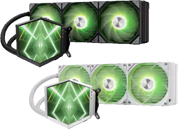 「TRYXから、ポンプヘッドに小型LCDを2枚搭載した簡易水冷CPUクーラー『STAGE 360 シリーズ』、ファブリック素材を採用したPCケース『FLOVA F50 シリーズ』を発売」の画像