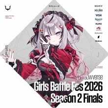 「REJECT」所属ストリーマー・ラクシャーナ、『Shadowverse Girls Battle Fes 2026 Season 2 決勝大会』に出場