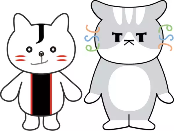 ジェイテクト、企業マスコット「ジェイにゃん」「テクニャン」を発表