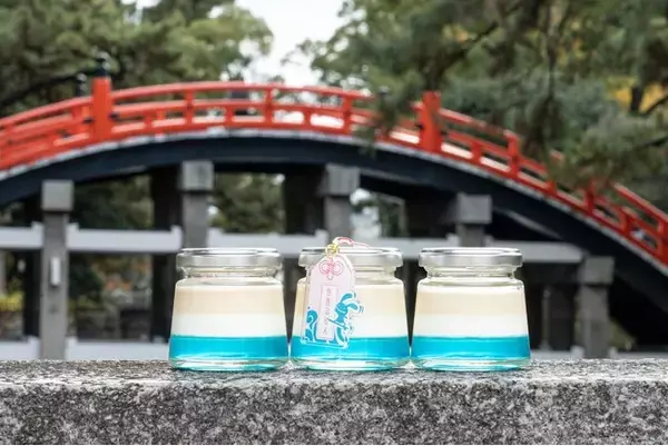 大阪プリン専門店「私のプリン⁺plus製作所 住吉大社前」2024年12月16日（月）オープン 海の神様をイメージした「住吉プリン」発売