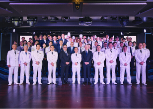 新クルーズ船「MITSUI OCEAN SAKURA」命名記念式典を開催 ～三井オーシャンクルーズ一同が命名～