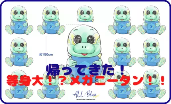 【大分トリニータ クラウドファンディング】メガニータン追加決定！～ALL Blue project- #ミンチャレ～残り11日！！最後の追加リターン及びリッジーの公約決定！