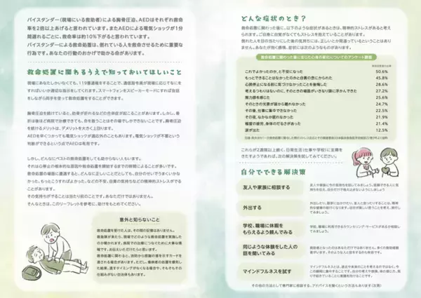 救命処置実施者の心理的ストレスに対する啓発資料を作成、公開しました