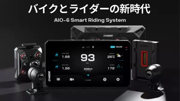 「バイクナビの常識を覆す」AIO-6シリーズ - 守護と自由、究極のバイク体験【AIO-6LTE/MAX】Makuakeで3,000万円突破