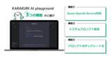 「カラクリ、Azure OpenAI Service東日本リージョンに対応した「KARAKURI AI playground」の提供開始」の画像1