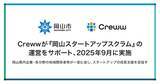 「Crewwが『岡山スタートアップスクラム』の運営をサポート、2025年9月に実施」の画像1