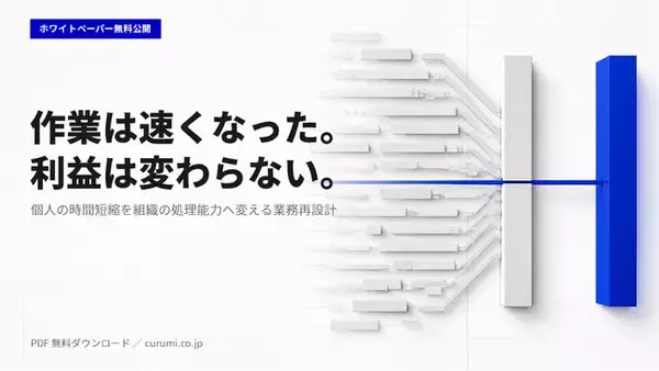 「AIを導入したのに業務効率化が進まない」原因を業務再設計から解くガイドを公開