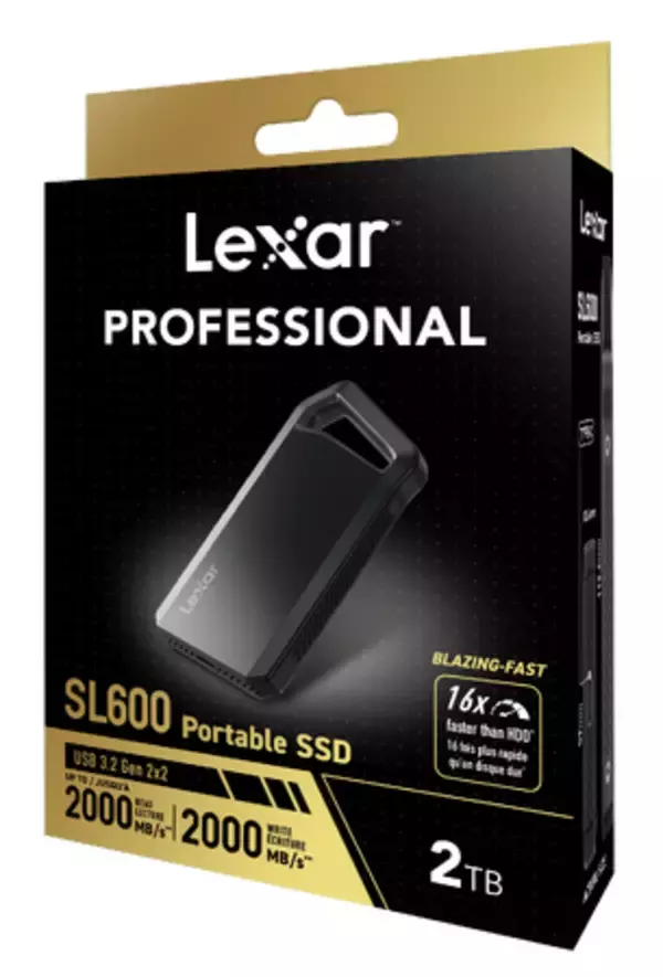 Lexar Professional SL600　Portable SSD 新製品（512GB、1TB、2TB）国内発売のお知らせ