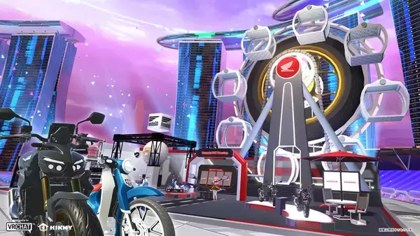 バイクツーリングの爽快感を没入体験！世界最大級のメタバースイベントに、ホンダモーターサイクルジャパンが初出展