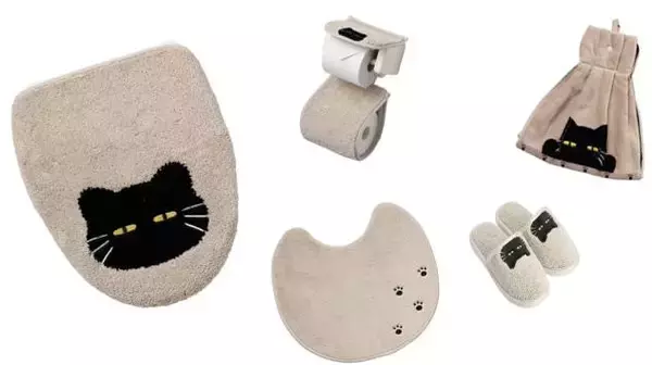 「【ニトリ デコホーム】トイレ空間に癒しをプラス！おうちがもっとかわいくなる「デコネコ」グッズが新登場」の画像