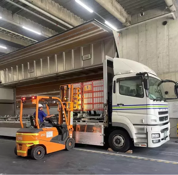 日本通運、建設資材の共同配送と建設現場内搬入支援を開始