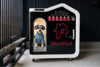 愛犬専用の待機スペース、スマートドッグハウス「WanPod」が南大阪・WHATAWONに初登場！