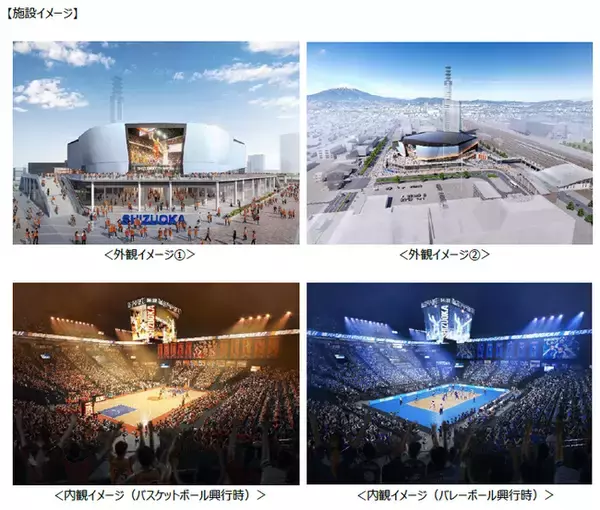 「静岡市アリーナ整備・運営事業における落札者に選定」の画像