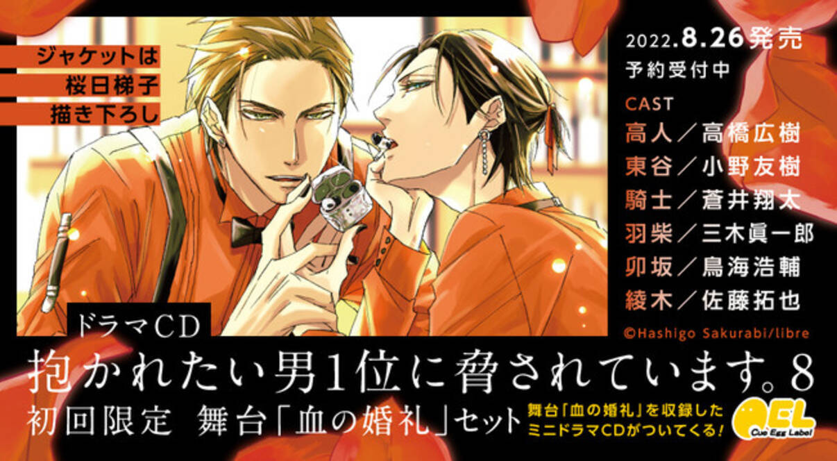 Twitterキャンペーン開催決定！ドラマCD「抱かれたい男1位に脅されてい 