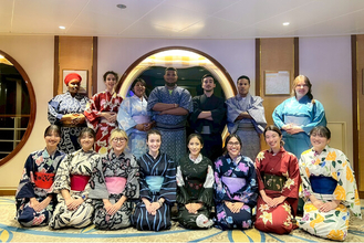 バイセル、内閣府青年国際交流事業「第37回 世界青年の船」浴衣体験教室プロジェクト参加青年にリユース浴衣を提供