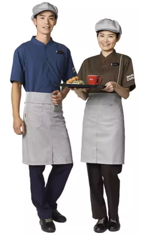 ミスタードーナツ新ユニフォームをミズノが製作