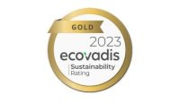 オカムラグループが、EcoVadis社のサステナビリティ評価（2023年）において評価対象企業の上位5％以内となる「ゴールド」評価を2年連続で獲得