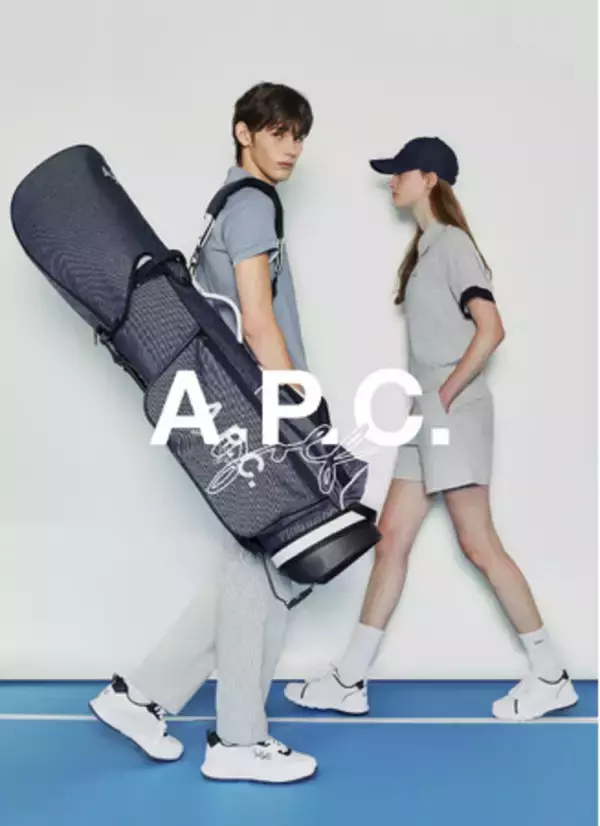 【A.P.C. GOLF】フィールドと日常のどちらでも活躍するゴルフウェアライフスタイルブランドA.P.C. GOLF　4月23日(水)よりA.P.C. GOLF 25S/Sフェア開催