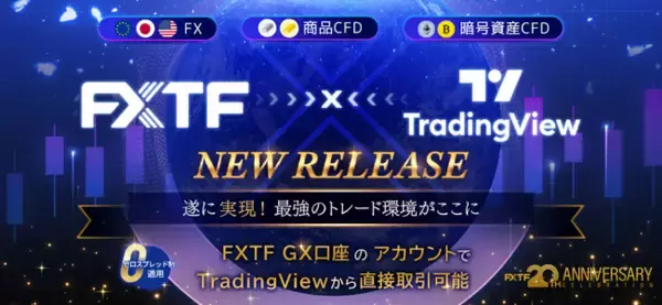 【FXTF】「TradingView」×「FXTF GX」連携サービス開始