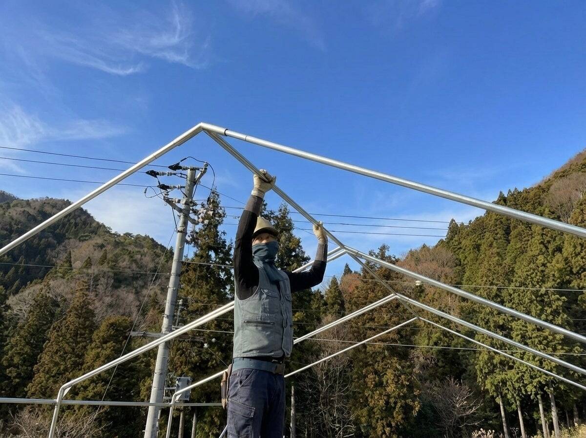 「Base101®かんたん！す～と屋根（素屋根）」で建設業界の課題に挑戦。猛暑・長雨に負けない現場環境改善システム