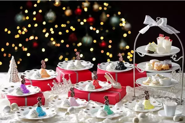『プリンセス ティアラ アフタヌーンティー～スノークリスマス～』“推し”とクリスマスデート気分！選べる“9色”のプリンセスケーキはもちもち食感のいちご大福仕立て！心ときめく推し活×非日常体験