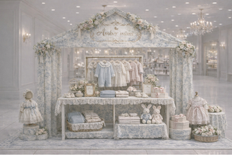 【ロイヤル系ベビー服ブランドAmber mimi 】ご好評につき初の関西出店！大丸神戸でPOPUP STOREを3/4(水)から開催！