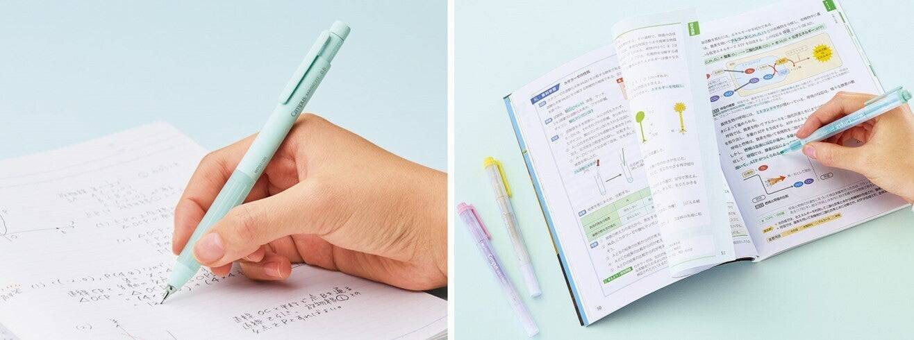 “まなび”の困りごとに向き合った筆記具。「キャンパス マジックフィット」と「キャンパス エニーライナー」の誕生まで
