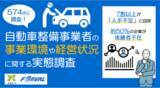 「〈自動車整備事業者の事業環境や経営状況に関する実態調査〉自動車整備業界の見通しが悪いと感じている事業者が68.8% 7割以上が人手不足と回答、約50%の事業者で後継者不在」の画像1
