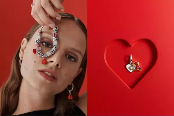 パンドラがブランドキャンペーン「BE LOVE」から2025年バレンタインデーコレクションを発表