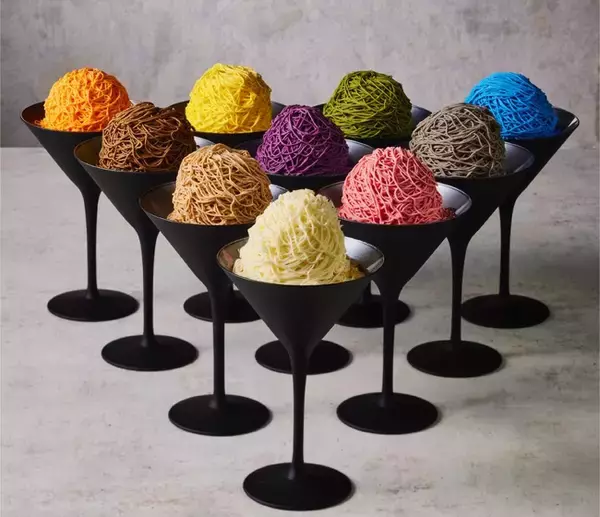 熱海のラグジュアリーパフェ専門店「Maison de Parfait 十全十美」が新商品「十糸（ジュシュ）」をリリース。絞りたて1mmのガナッシュモンテとオリジナルジェラートで50種類のバリエーション