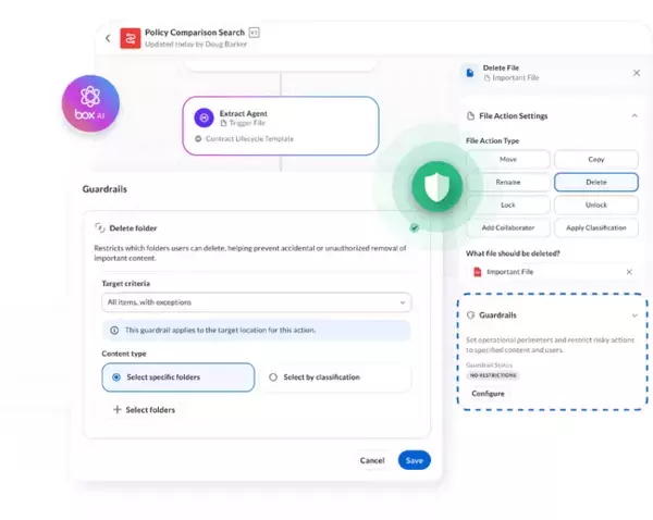Box、企業コンテンツ全体で稼働するAIエージェントを保護する新たな制御機能を発表