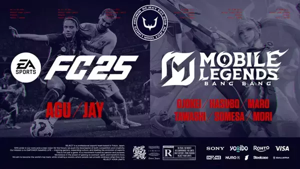 プロeスポーツチーム「REJECT」MLBB部門設立、および選手6名加入のお知らせ