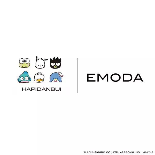 「「EMODA (エモダ)」サンリオのキャラクターユニット「はぴだんぶい」とのコラボレーションアイテムを2月20日に発売」の画像