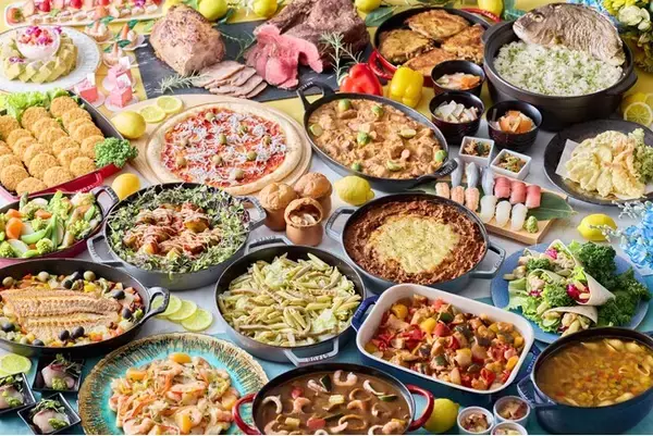 【名古屋】地中海の伝統料理や瀬戸内の食材を使用した“鯛めし・釜揚げしらすピッツァ”を楽しめる！苺や桜を使用した華やかな春色スイーツを満喫「地中海フェア～豊かな海の恵みと魅惑の苺スイーツ～第二弾」開催