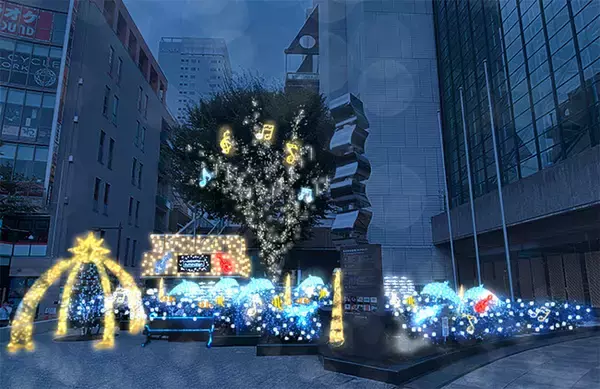 池袋西口公園"GLOBALRING"に『光のつらら』イルミ新登場！リニューアルでパワーアップした『池袋西口公園extremeイルミネーション2023』2023年11月18日（土）17：00よりスタート