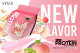 「【新発売】VITAS プロテインに「ピーチヨーグルト風味」登場！！」の画像1