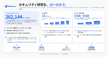 OrcaRouter、Alibaba発LLM「Qwen3.8-Flash-Next」をベースにしたセキュリティ研究向けモデル「Qwen3.8-Flash-Next-Uncensored」を公開