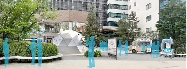 夏の渋谷に巨大な白くまくんドームテントが登場！「白くまくん COOL PARK」　渋谷キャストに期間限定オープン